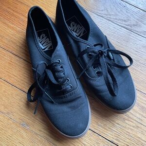Vans Black Canvas Sneakers